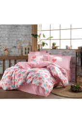 Felicita Tek Kişilik Nevresim Takımı Kırmızı thumbnail 2