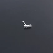 925 Ayar Gümüş 3 Sıra Zirkon Taşlı  Hızma HZ-113 - 1