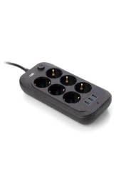 CVS Dn 9202 Akım Korumalı 6'lı Priz, 3'lü Usb Priz - 1