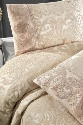 Çeyiz Diyarı Şal 6 Parça Pike Takımı Pudra thumbnail 8