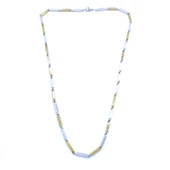 Çelik Zincir Altın Kaplama Çift Renk Erkek Model - ZN-226 thumbnail 3