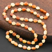 Yetişkin Damla Kehribar Kolye thumbnail 2