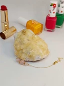 Pembe Kuvars Taşı Tasarım Bileklik (49856) thumbnail 2