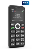 Welio WKey T100 Kamerasız Asker/Yaşlı Tuşlu Cep Telefonu Siyah/Gümüş - 2