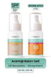 Leke Karşıtı Güneş Kremi & Cilt Beyazlatıcı Krem - Bialife - 1