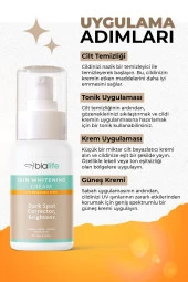 Cilt Beyazlatıcı Krem – Alpha Arbutin İhtivalı Ton Eşitleyici Krem 2'li SET - Bialife - 5