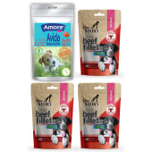 Avida 12li Lamb Sticks, New Story Beef Fillets Sığır Etli Köpek Ödülü 3x80gr - 1