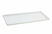Porland Altın Yaldız Baton Pasta Tabağı 35x16cm - 1