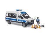 Bruder MB Sprinter Polis Minibüsü, Sürücüsü ve Aksesuarları BR02683 thumbnail 2