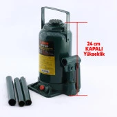 Ugr Kriko 20 Ton Hidrolik Oto Araç Araba Kaldırma Kaldıraç Kollu Seti Şişe Tip Kiriko 20 Ton thumbnail 3