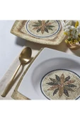 Güral Porselen Carolıne 24 Parça 6 Kişilik Yemek Takımı - 3036 - 2