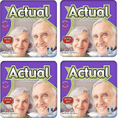 ACTUAL Yetişkin Hasta Bezi Bel Bantlı Bağlamalı L-büyük Boy 120 Adet (4 PAKETx30) - 1
