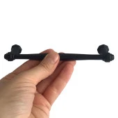 Padişah Kulp 128 mm Siyah Mutfak Kulpu Çekmece Dolap Kapak Kulbu Metal Mobilya Dolabı Kulpları - 3