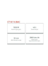 CROWN KIRICI DELİCİ SDS PLUS 1050W CT18116 BMC - 2