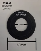 VİSAM - GÖMME REZERVUAR CONTASI (DIŞ ÇAP 62mm / İÇ ÇAP 28mm ) ÇİFT TARAF BOMBELİ - 2