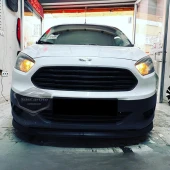 Ford Courier 2014-2023 Uyumlu Üniversal Astra H lip Esnek Ön Lip 2 Parça Tampon Altı Dil Karlık Ön Ek - 3