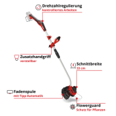 Einhell GE-CT 18/33 Lİ E Solo Akülü Kenar Kesme Makinesi - 8