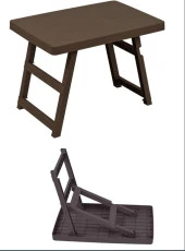 Holiday Holiday Katlanır Sehpa Piknik Kamp Sehpası Bahçe Sehpası Balkon Sehpa 55x80x55 Cm - 3