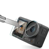 Djı Osmo Action 3 Uyumlu 2 Ön 2 Arka Ekran Şeffaf Ekran koruyucu Nano Jelatin - 3