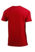 Erkek Yazlık Göğüs Baskılı Standart Fit Sarı Bordo 2'li Set T-Shirt - 7