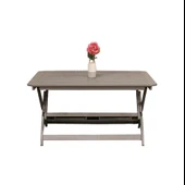 T.Concept Dikdörtgen Bahçe Balkon Masası Gri thumbnail 1