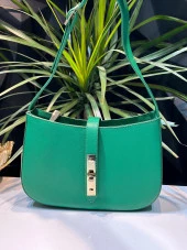 LEVDR.930159.YŞL Levidor Özel Renk Kombin El Ve Kol Çantası Olarak Tasarlanmış Suni Deri Bayan Omuz Ve Kol Çantası thumbnail 1