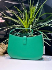 LEVDR.930159.YŞL Levidor Özel Renk Kombin El Ve Kol Çantası Olarak Tasarlanmış Suni Deri Bayan Omuz Ve Kol Çantası thumbnail 3