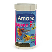 Lepistes-Melek-Tetra Guppy Mix Granules 1000ml, Algae Garlic,Protect Mix,Algea Veggie 100ml Yem Seti - 3