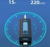 K35 Kablosuz Yaka Mikrofonu Aux Girişli Mini Taşınabilir Mikrofon - 1