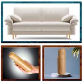 Kapsül Bohem Mobilya Kanepe Tv Ünitesi Koltuk Ayağı Konsol Ayakları Ahşap Desenli Kahverengi 18 Cm thumbnail 5