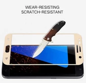 Galaxy A7 2016 Ekranı Tam Kaplayan Düz Cam Koruyucu - 8