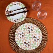GÜRAL PORSELEN Eda 7 Parça Bone Pasta Takımı 6122 - 1