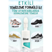 Silver Fırçalı Spor Ayakkabı Bakım Temizleme Köpüğü Güçlendirilmiş Formül 150 ML - 2