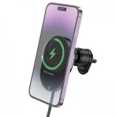 Coofbe Type-C Kablolu Magsafe Kablosuz 15W Araç Şarjı Araç Telefon Tutucu İphone 13 14 15 Pro Max Uyumlu - 1