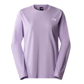 The North Face W L/S SIMPLE DOME TEE Kadın Shirt NF0A87QPQZI1 - 1