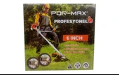 Por-Max Profesyonel Tırpan Başlığı 24 Tel Fırçalı 6 Inch - 6
