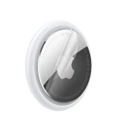 Cda Store Apple AirTag Uyumlu 4 Adet Şeffaf Ön Taraf Çizik koruyucu Nano Jelatin - 3