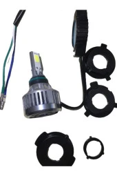 Motorsiklet M3 Cob Led Zenon 4000l Beyaz Carub 12-80volt 40watt - 1