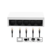 Hadron Hdx1344 Ethernet Switch 10/100 Mbps 5 Port - 5