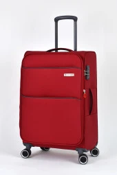 Pierre Cardin Ultra Light Kumaş Orta Boy Valiz Bordo PC6050 - 1