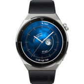 Huawei Watch GT 3 Pro 46mm Titanyum Kasa ve Siyah Kauçuk Kayış Akıllı Saat - 1