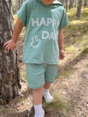 Kapüşonlu Yazlık Baskılı Takım 2404KPSNYZLYK - 12