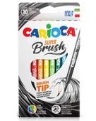 Carioca Süper Brush Fırça Uçlu Keçeli Kalem 10 Renk - 1