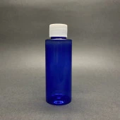 100 cc Mavi Keskin Küt (17gr) Sert Pet Şişe  - Beyaz Contalı Kapaklı- Ağız Çapı 24mm x 10 Adet thumbnail 1