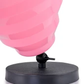 Facto Dekoratif Obje Alan Yer Köşe Bahçe Aydınlatması Lambader Abajur Pembe - 2