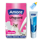 LifeGuard 240gr Yavru Kedi Süt Tozu, Anti-Hairball Kedi Tüy Yumağı Önleyici 100ml Malt-Pasta, Biberon - 1