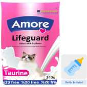 LifeGuard 240gr Yavru Kedi Süt Tozu, Anti-Hairball Kedi Tüy Yumağı Önleyici 100ml Malt-Pasta, Biberon - 2