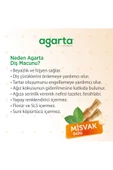 Agarta Doğal Misvak Özlü Florürsüz Diş Macunu 100 ml 3 Adet thumbnail 3