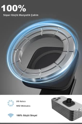 Qpen EH229 Yapışkanlı Manyetik Magsafe Araç Tutucu thumbnail 5