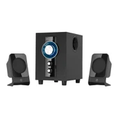 Frisby FS-6100  2.1 40W RMS USB+SD+MMC ahşap hoparlör thumbnail 1